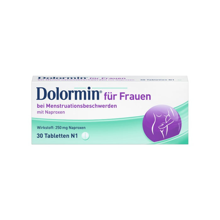 Dolormin für Frauen Tabletten bei Menstruationsbeschwerden, 30 St. Tabletten