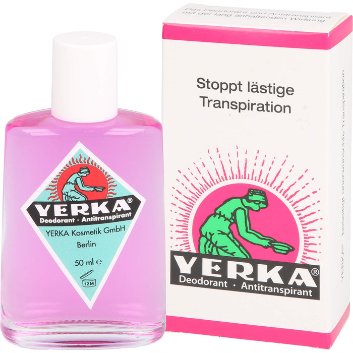 YERKA Deodorant Antitranspirant, 50 ml Lösung