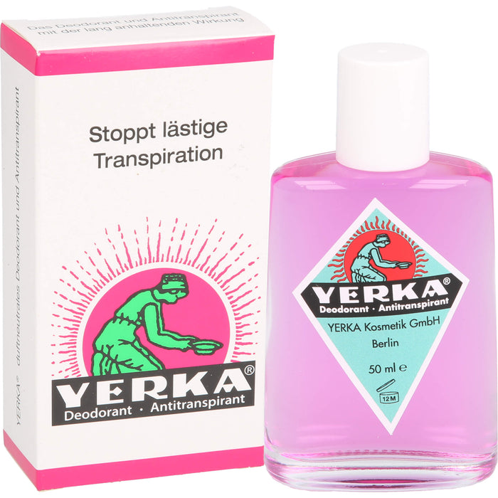 YERKA Deodorant Antitranspirant, 50 ml Lösung