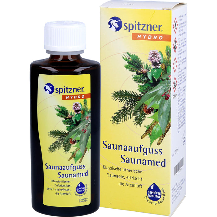 Spitzner Hydro Saunaaufguss Saunamed, 190 ml Concentré