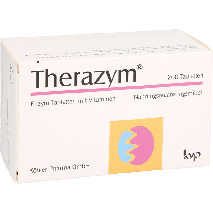 Therazym Tabletten mit Enzymen  und Vitaminen, 200 St. Tabletten