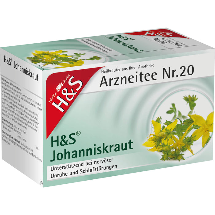 H&S Johanniskraut Arzneitee Nr. 20, 20 pcs. Filter bag