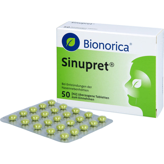 Sinupret überzogene Tabletten, 50 pcs. Tablets