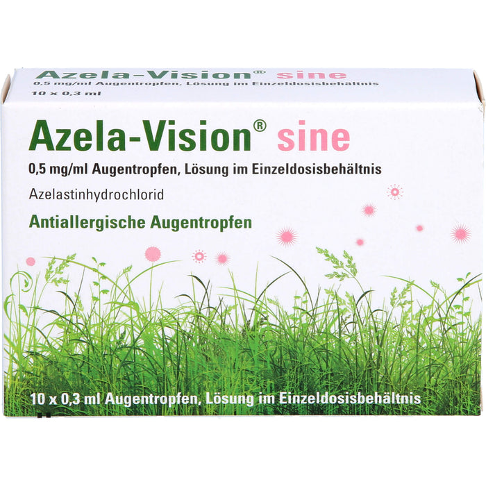 Azela-Vision sine Augentropfen Einzeldosisbehältnis, 10 pcs. Ampoules