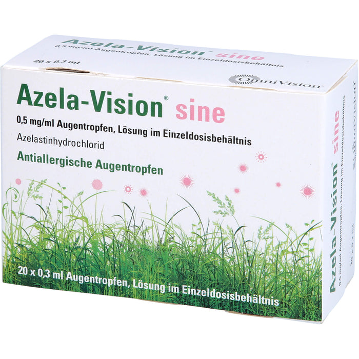 Azela-Vision sine Augentropfen Einzeldosisbehältnis, 20 pcs. Ampoules