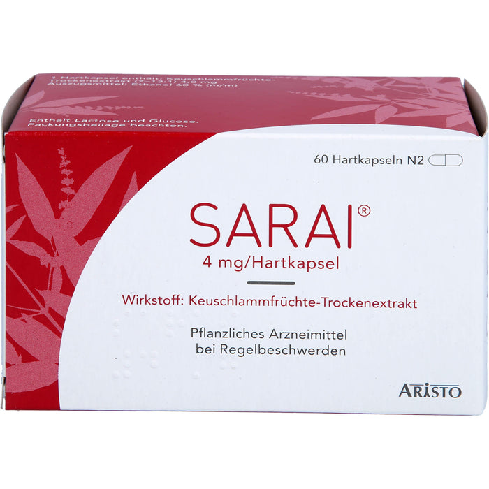 Sarai Hartkapseln bei Regelbeschwerden, 60 pc Capsules