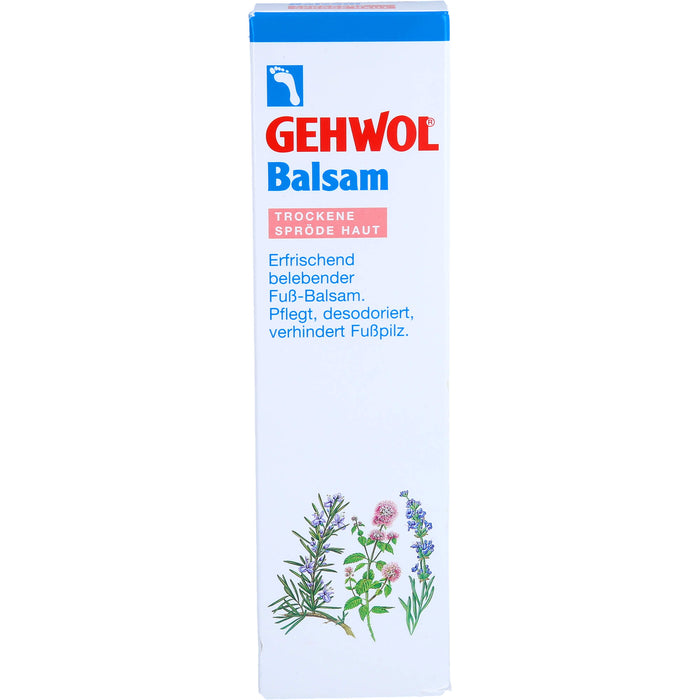 GEHWOL erfrischend belebender Fußbalsam für trockene Haut, 125 ml Cream