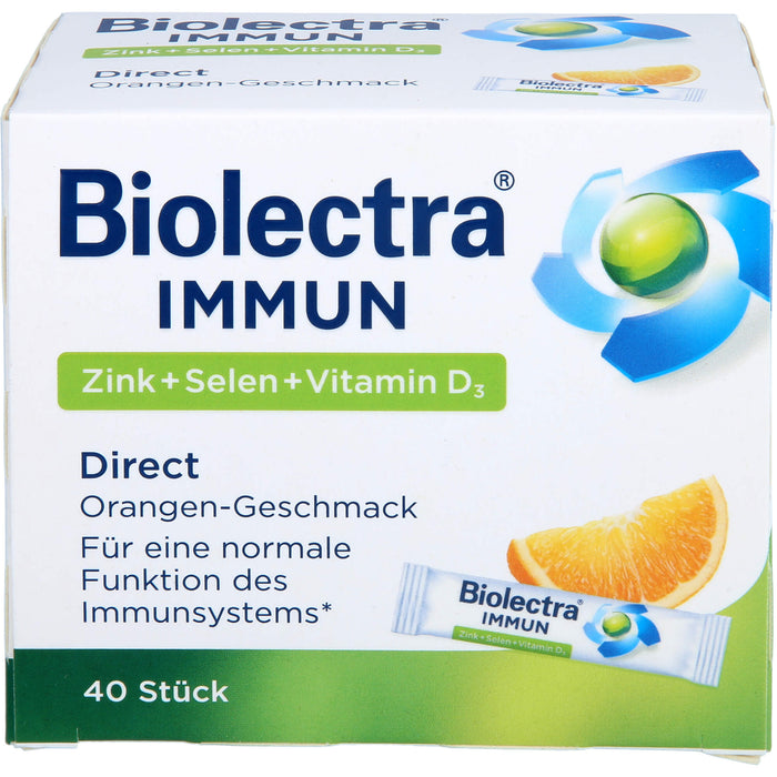 Biolectra Immun Zink + Selen + Vitamin D3 direct Micro-Pellets, 40 St. Beutel