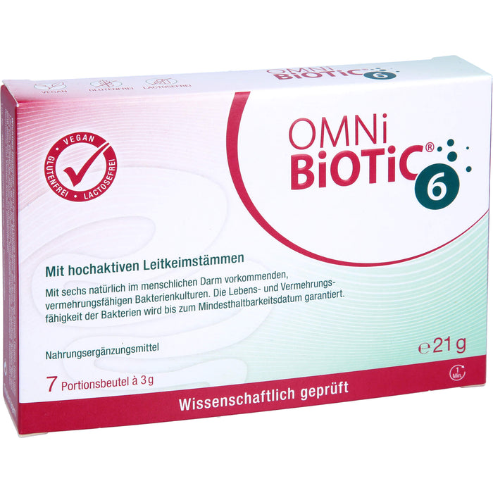 OMNi-BiOTiC 6 mit hochaktiven Leitkeimstämmen Portionsbeutel, 7 St. Beutel