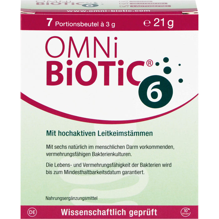 OMNi-BiOTiC 6 mit hochaktiven Leitkeimstämmen Portionsbeutel, 7 pc Sachets