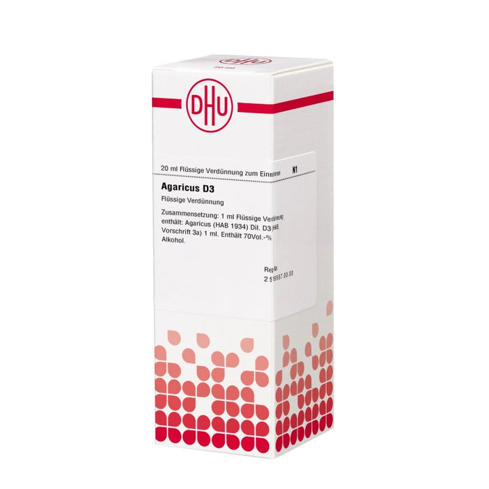 DHU Agaricus D3 Dilution, 20 ml Lösung