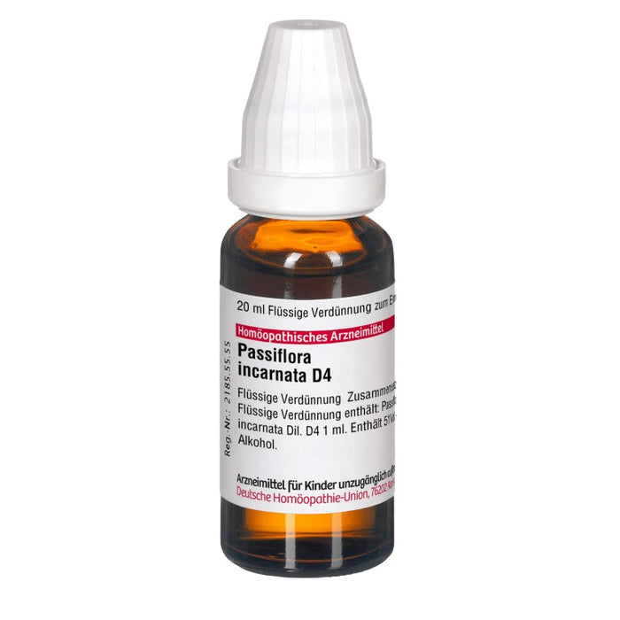 Passiflora incarnata D4 DHU Dilution, 20 ml Lösung