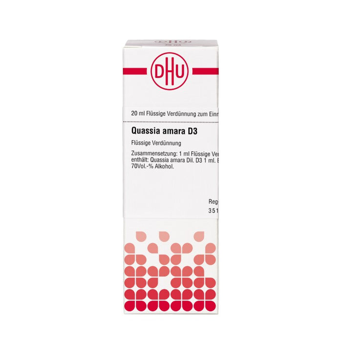 Quassia D3 DHU Dilution, 20 ml Lösung