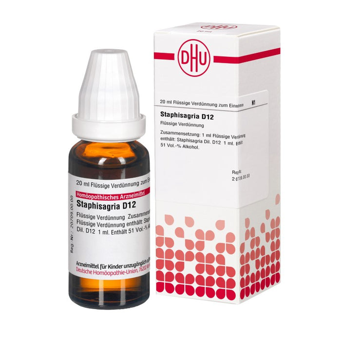 DHU Staphisagria D12 Dilution, 20 ml Lösung