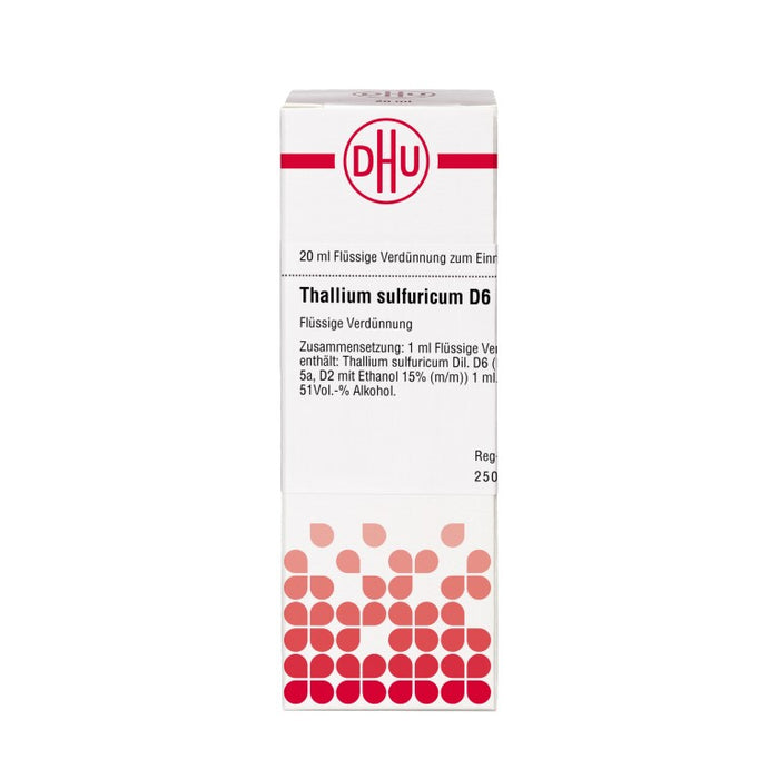 DHU Thallium sulfuricum D6 Dilution, 20 ml Lösung