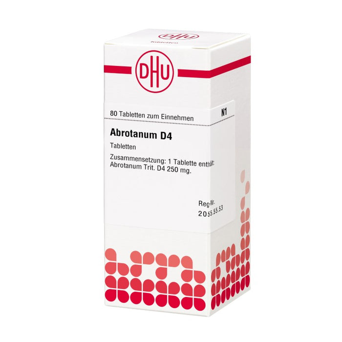 DHU Abrotanum D4 Tabletten, 80 St. Tabletten