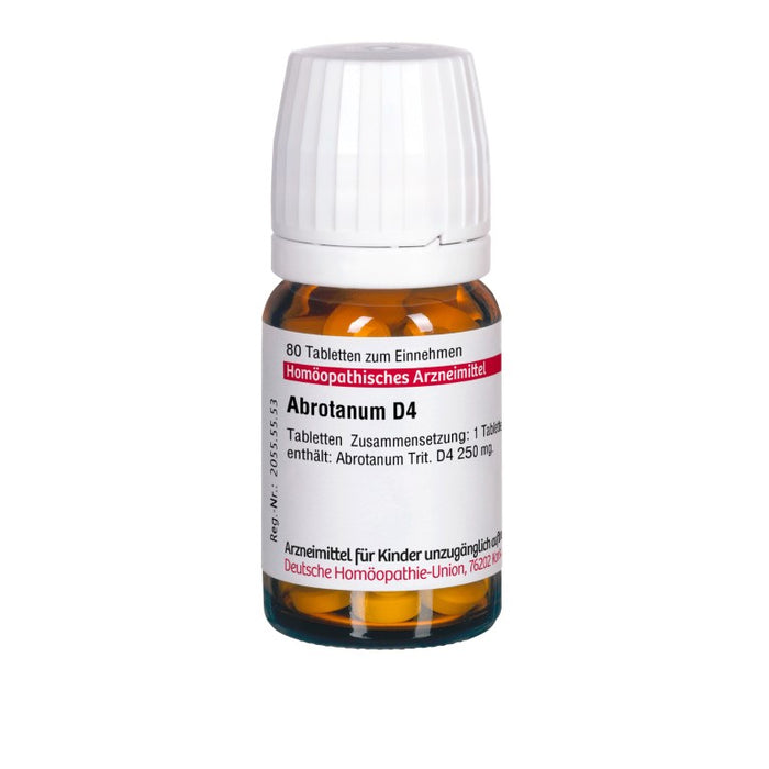 DHU Abrotanum D4 Tabletten, 80 St. Tabletten