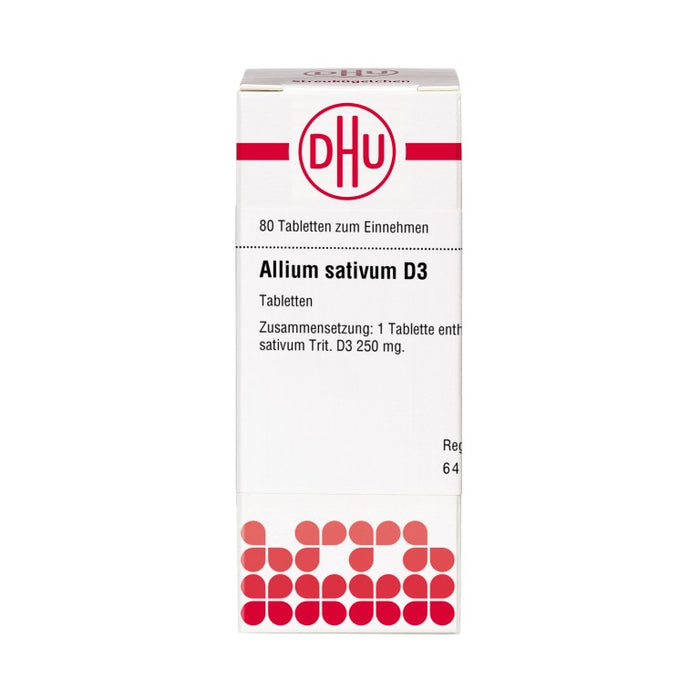 DHU Allium sativum D3 Tabletten, 80 St. Tabletten