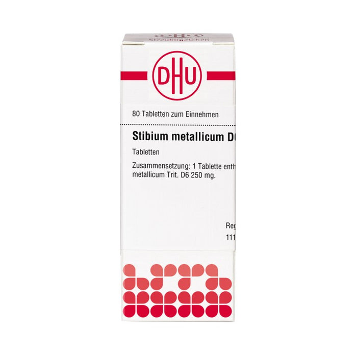 DHU Stibium metallicum D6 Tabletten, 80 pc Tablettes