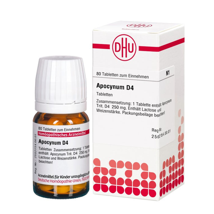 DHU Apocynum D4 Tabletten, 80 pcs. Tablets