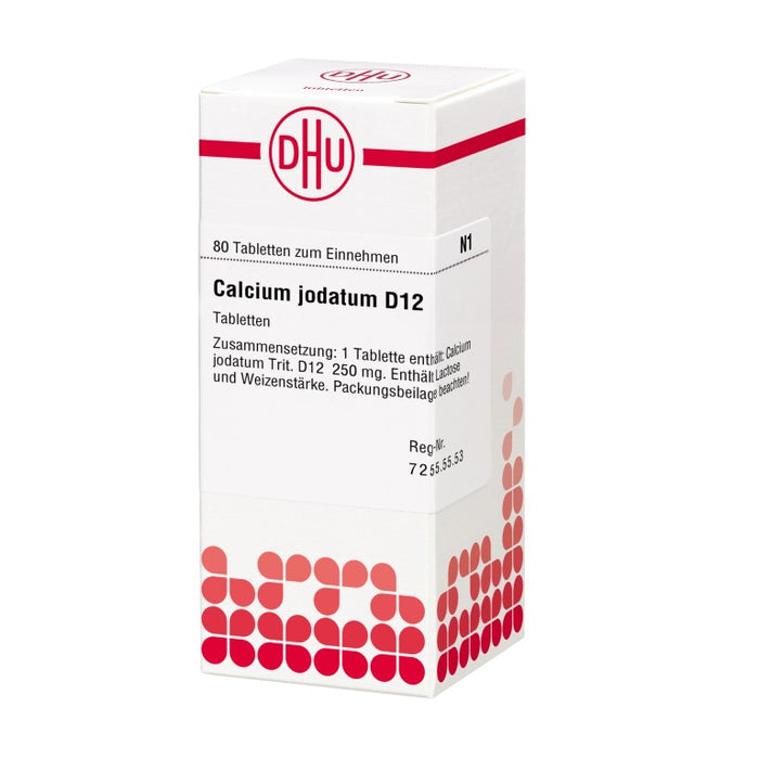 DHU Calcium jodatum D12 Tabletten, 80 St. Tabletten