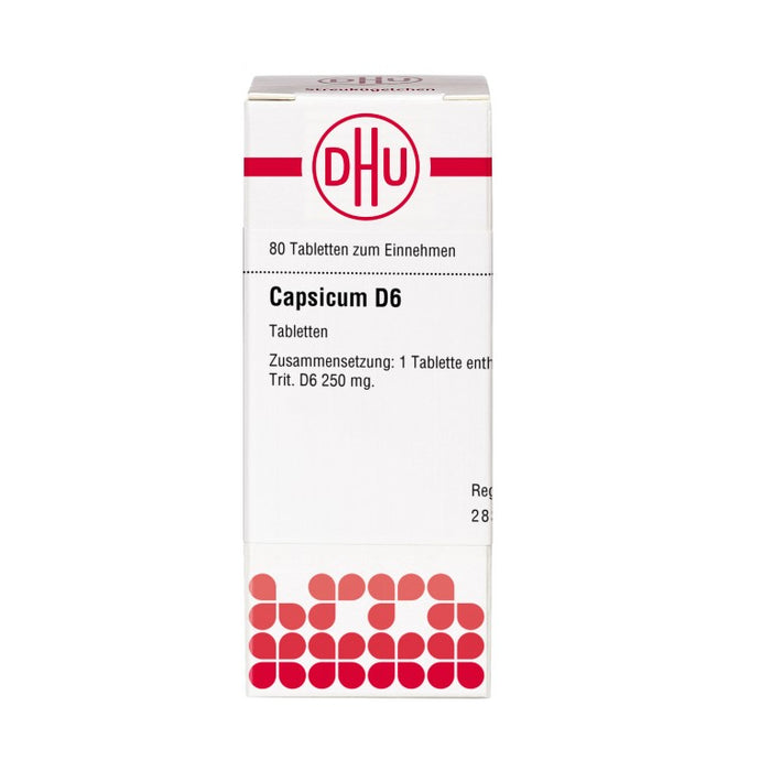 DHU Capsicum D6 Tabletten, 80 pcs. Tablets