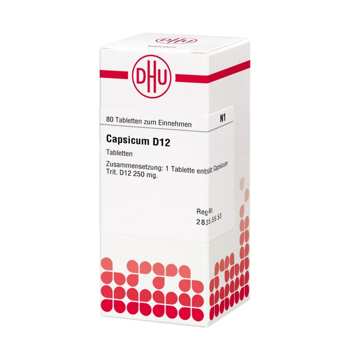 DHU Capsicum D12 Tabletten, 80 pcs. Tablets