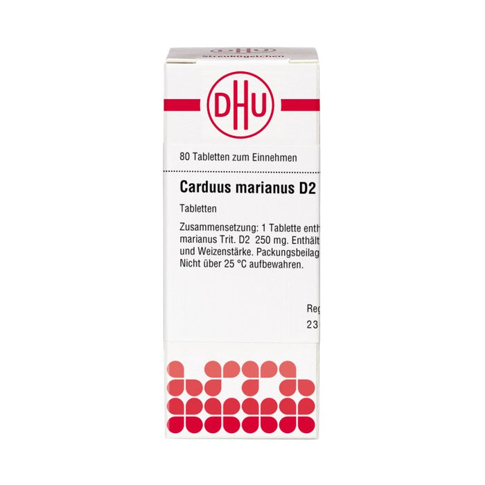 DHU Carduus marianus D2 Tabletten, 80 pcs. Tablets