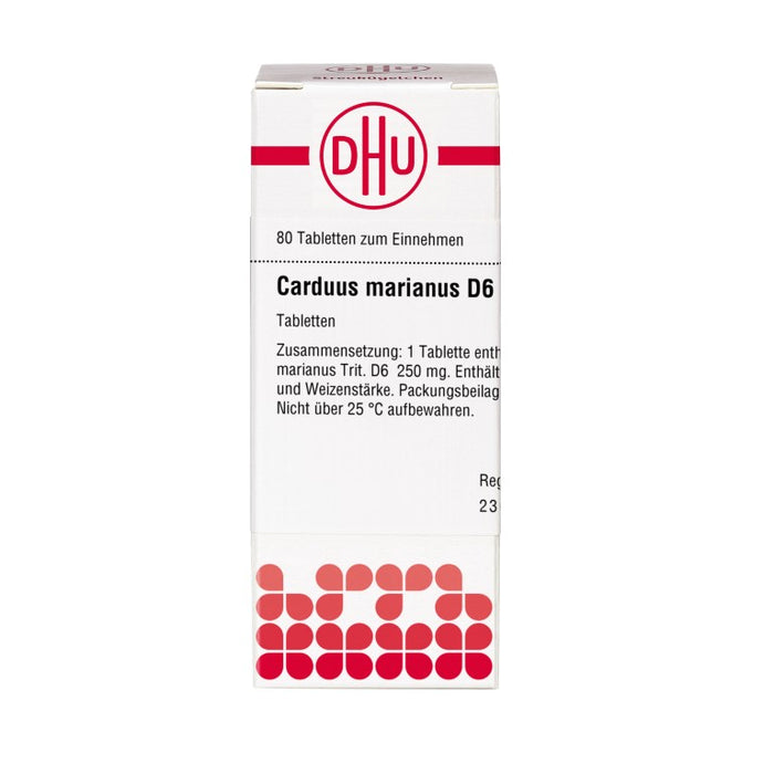 DHU Carduus marianus D6 Tabletten, 80 pc Tablettes