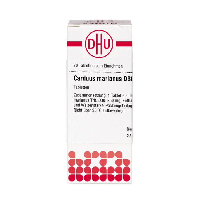 DHU Carduus marianus D30 Tabletten, 80 St. Tabletten