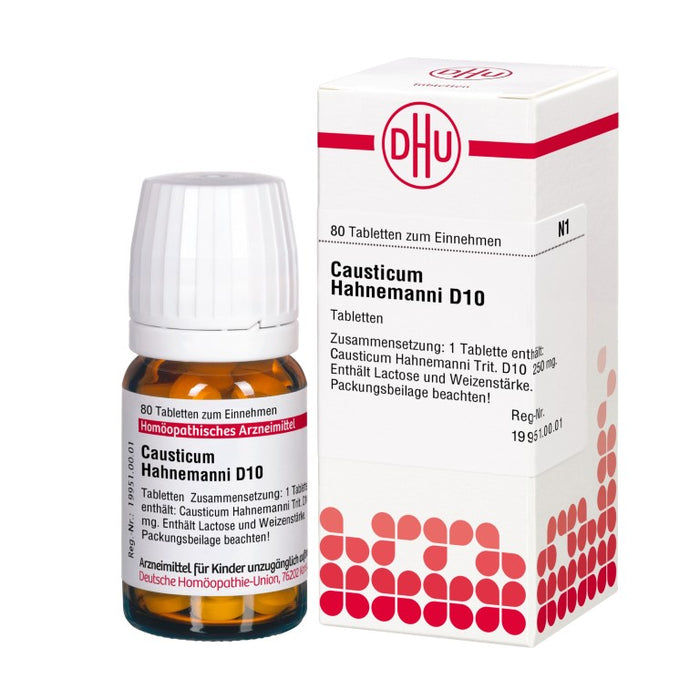 DHU Causticum Hahnemanni D10 Tabletten, 80 pc Tablettes