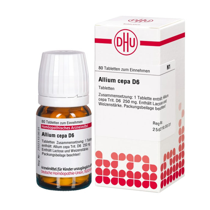 DHU Allium cepa D6 Tabletten, 80 pc Tablettes