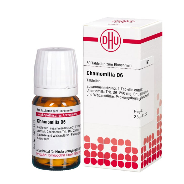 DHU Chamomilla D6 Tabletten, 80 pcs. Tablets