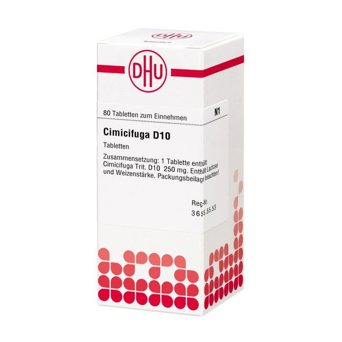 DHU Cimicifuga D10 Tabletten, 80 St. Tabletten