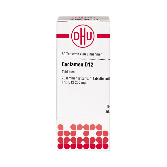 DHU Cyclamen D12 Tabletten, 80 St. Tabletten