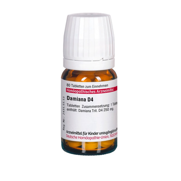 DHU Damiana D4 Tabletten, 80 pc Tablettes