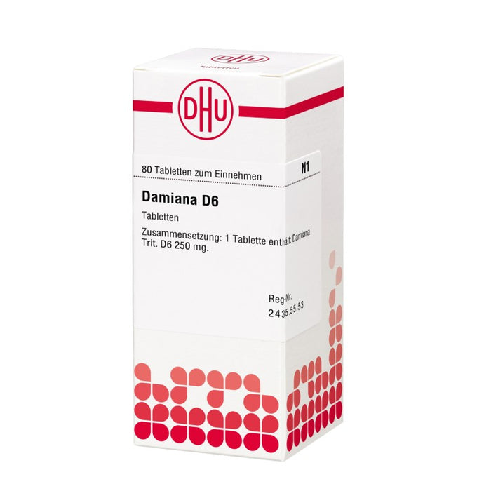 DHU Damiana D6 Tabletten, 80 pc Tablettes