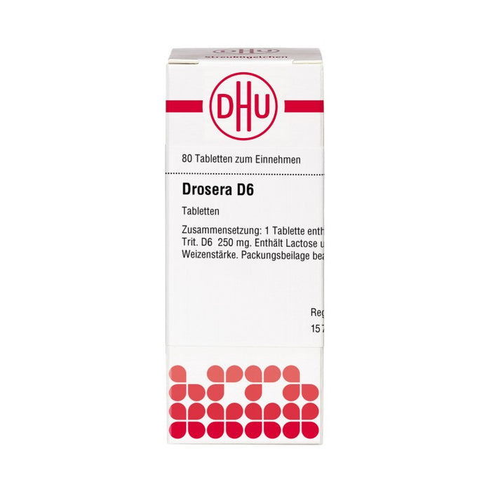 DHU Drosera D6 Tabletten, 80 pc Tablettes