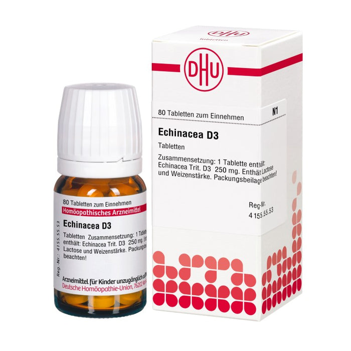 DHU Echinacea D3 Tabletten, 80 St. Tabletten