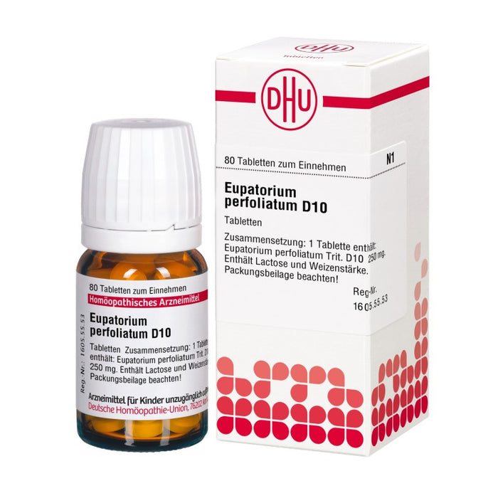 Eupatorium perfoliatum D10 DHU Tabletten, 80 St. Tabletten