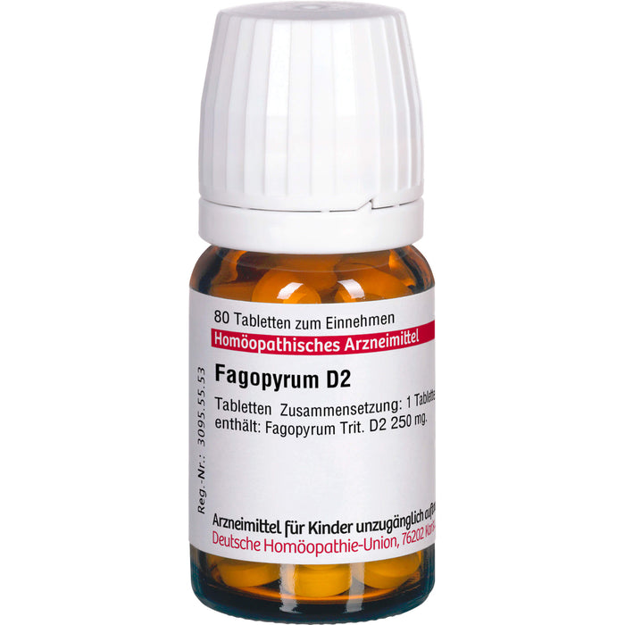 Fagopyrum D2 DHU Tabletten, 80 St. Tabletten