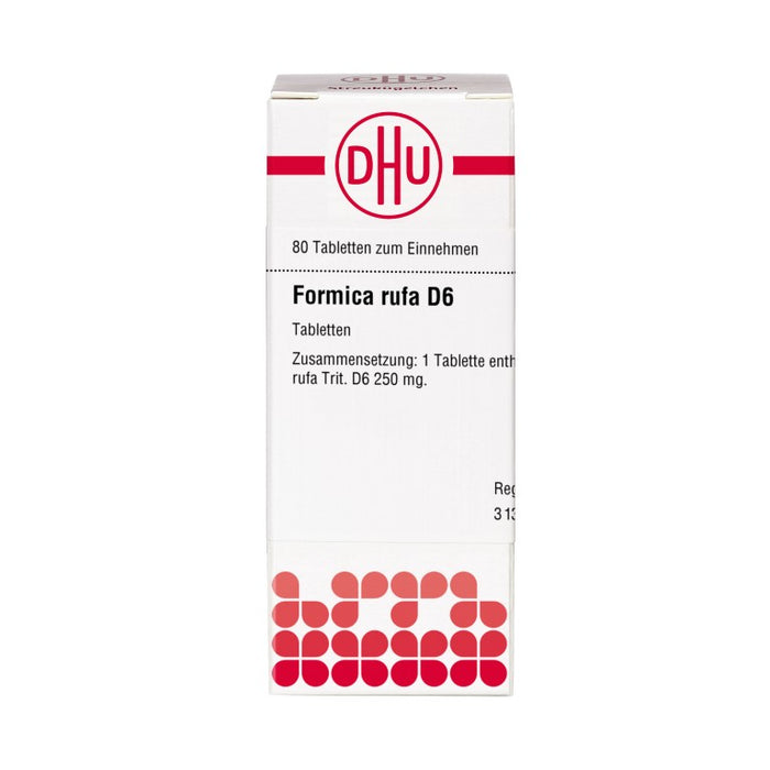 DHU Formica rufa D6 Tabletten, 80 pcs. Tablets