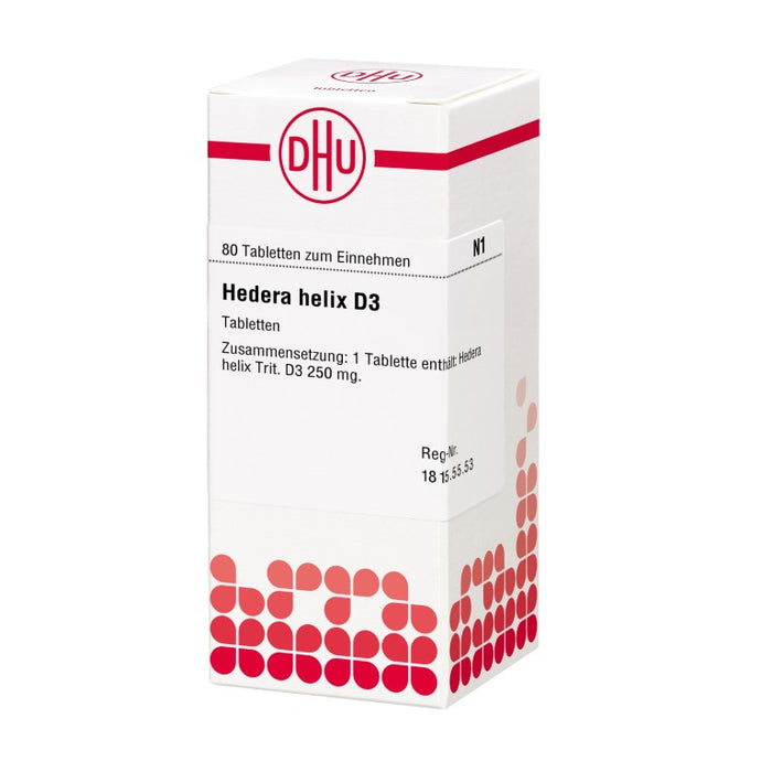 Hedera helix D3 DHU Tabletten, 80 St. Tabletten