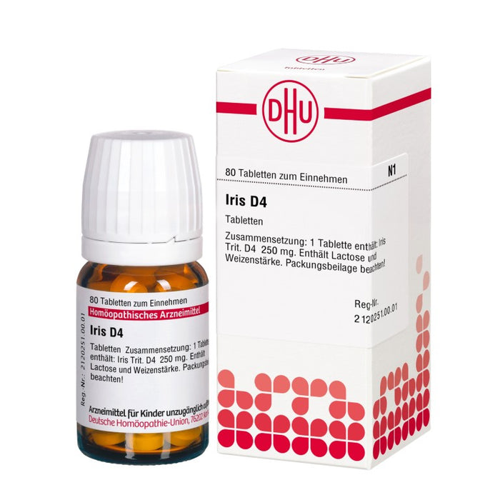 DHU Iris D4 Tabletten, 80 St. Tabletten