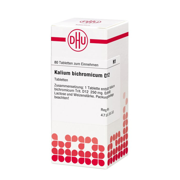 DHU Kalium bichromicum D12 Tabletten, 80 pcs. Tablets