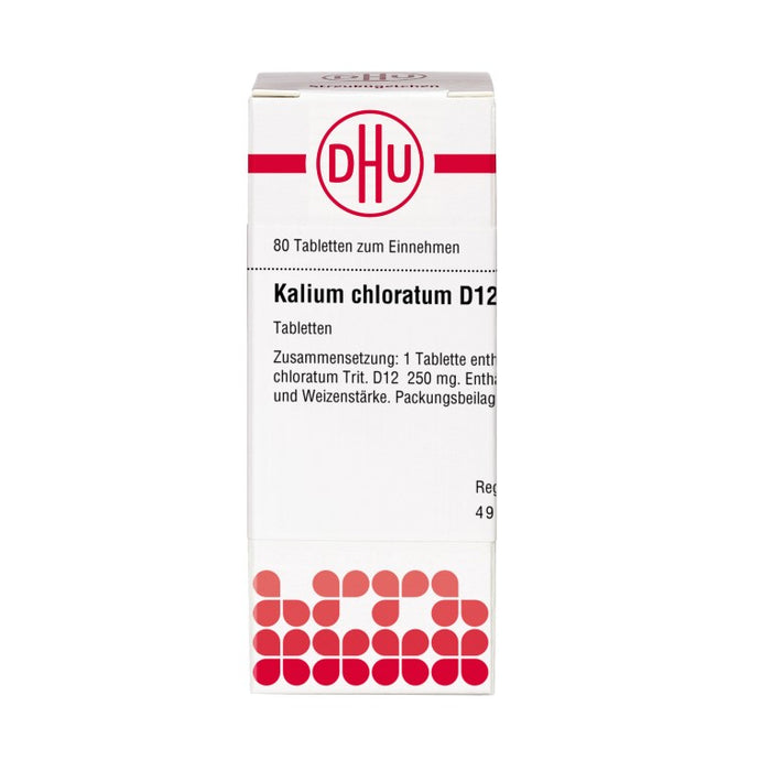 DHU Kalium chloratum D12 Tabletten, 80 pcs. Tablets