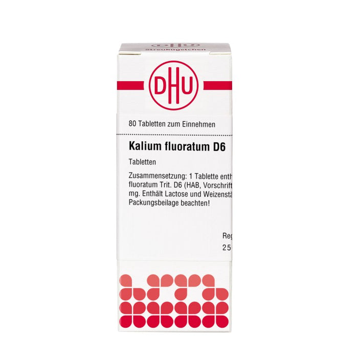 DHU Kalium fluoratum D6 Tabletten, 80 pc Tablettes