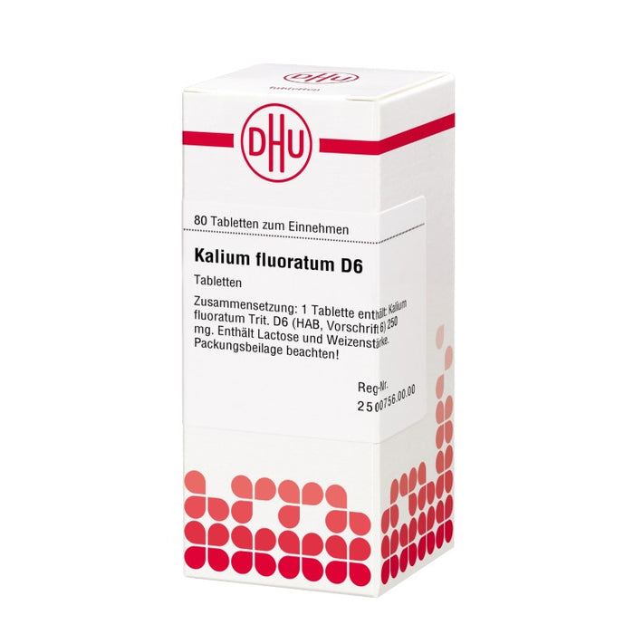 DHU Kalium fluoratum D6 Tabletten, 80 St. Tabletten