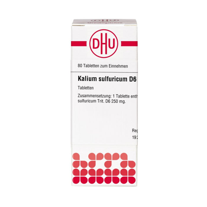 DHU Kalium sulfuricum D6 Tabletten, 80 pc Tablettes