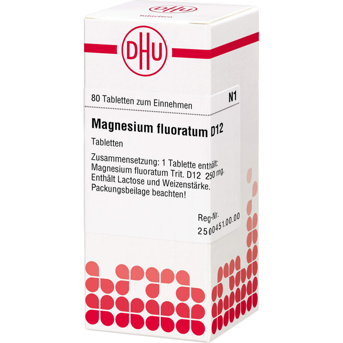 DHU Magnesium fluoratum D12 Tabletten, 80 pcs. Tablets